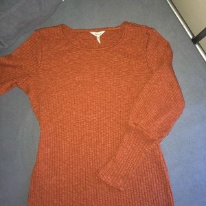 Ribbed Madewell sweater dress